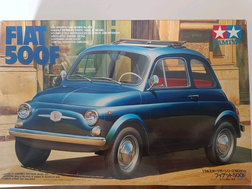 Fiat 500 tamiya bausatz - bausatz, 1:24