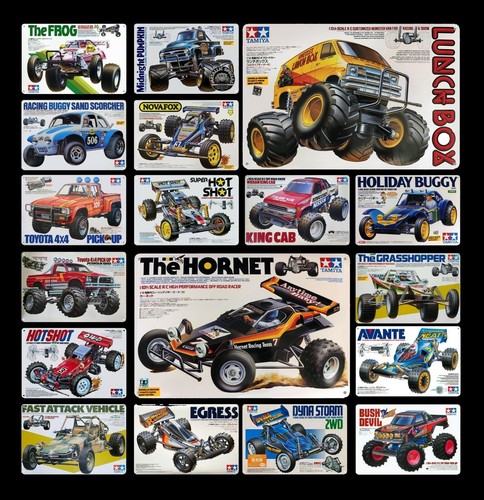 Tamiya auto metall poster - tamiya,